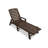 TREX Outdoors Yacht Club Chaise with Arms - Stackable-21320499