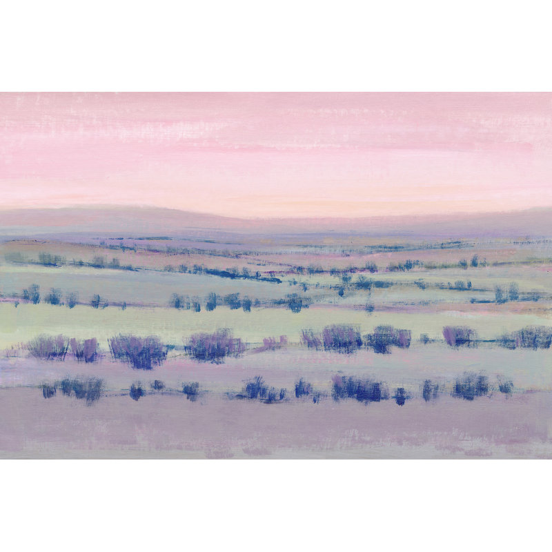 At Twilight II by Timothy O' Toole - Painting, 20cm H x 30cm W, Black Floater Framed
