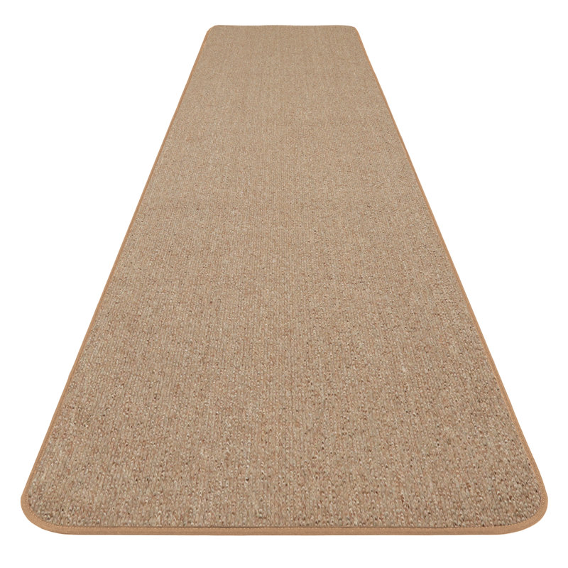 Skid-Resistant Carpet Runner - Pebble Beige - Many Other Sizes To Choose From, Runner 4' x 16'