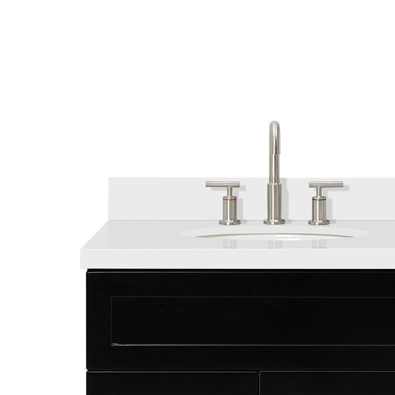 Ensemble de meuble-lavabo simple 43 po Abell, Noir