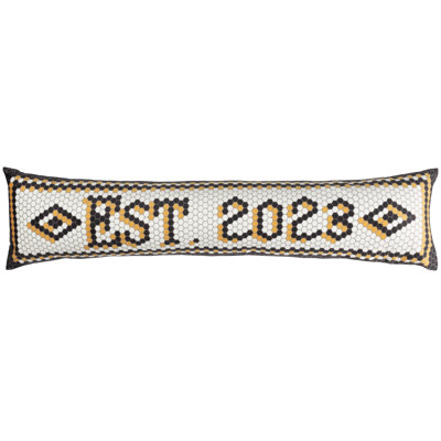 Established Mosaic Message Rectangular Floor Cushion