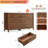 55"W Modern 6-Drawer Dresser-1391221625