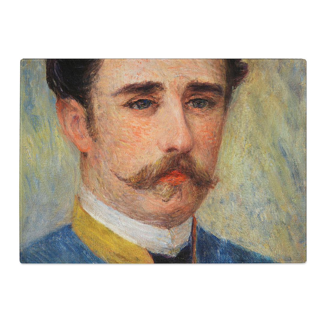 Portrait of a Man by Pierre-Auguste Renoir Chopping Board