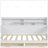 Multifunctional Wood Daybed with Drawers, Shelves, and Built-in Desk for Space-Saving and Productivity-1364832670