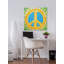«Flower Power Peace», reproduction sur toile tendue-19669150