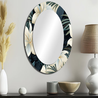 Motif botanique beige et gris Jungle