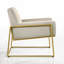 Fauteuil en polyester de 29,5 po Milano-1086208676