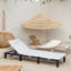 195cm Long Reclining Single Chaise with Cushions