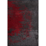 Rapture Red/Gray Luxury Area Rug