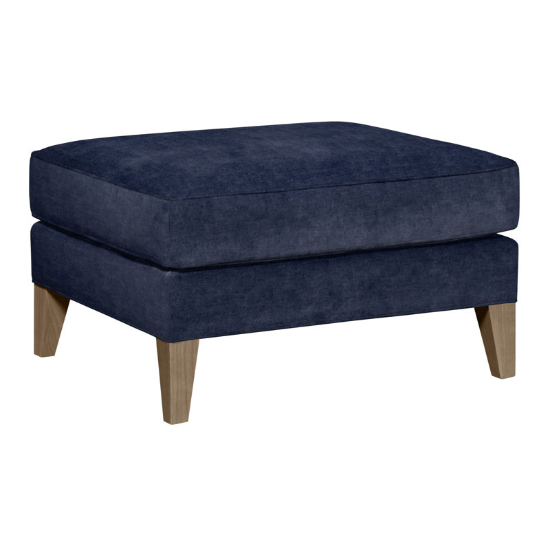 Burlingame Upholstered Ottoman, Hampton, Nadia Eclipse