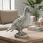 Figurine d’oiseau sur pied cardinal ciment Atwater