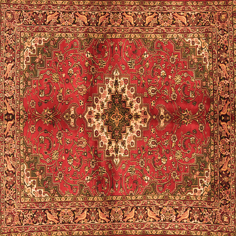 Minshew Performance Oriental Indoor Rug, Square 4'