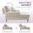 Jazier Upholstered Chaise Lounge with Adjustable Backrest-911452898