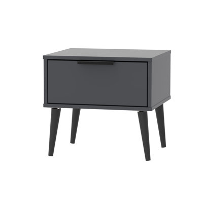 Fully Assembled Euart 1 Drawer Bedside Table