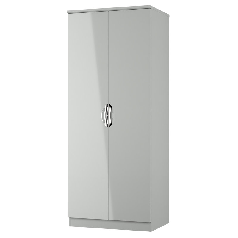 Strella 2 Door Wardrobe, Grey