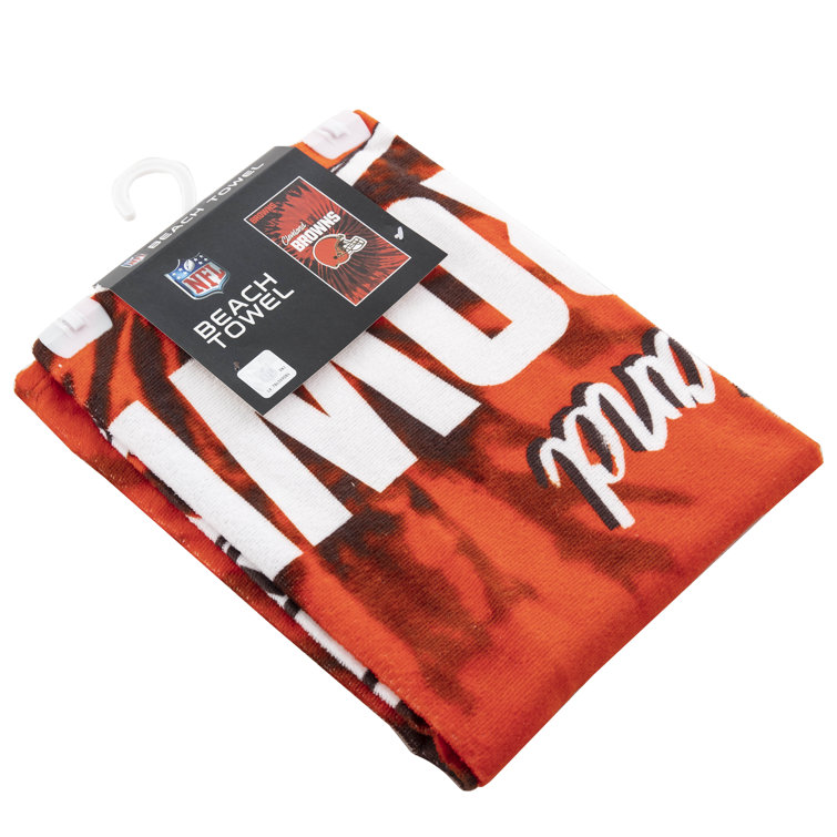 Cleveland Browns Psychedelic Beach Towel