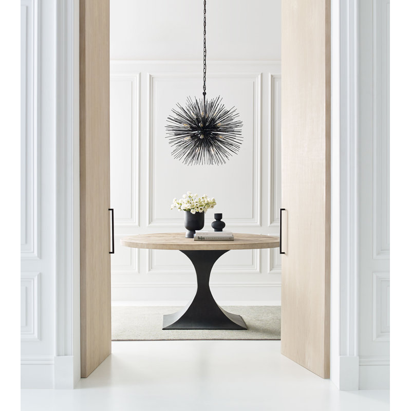 Kelly Wearstler Strada Round Chandelier, 28.25" H x 28" W x 28" D, Aged Iron