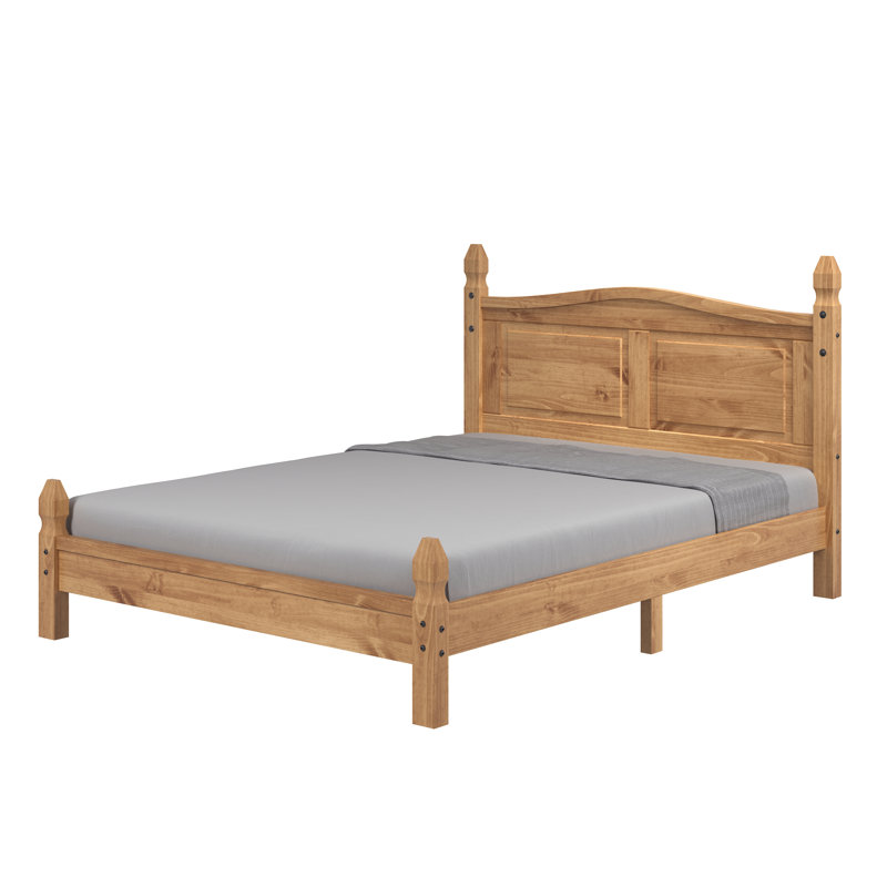 Enye 3 Piece Bedroom Set, One Nightstand, One Bed & One Large Dresser, Solid Wood Rustic Farmhouse Style, Queen