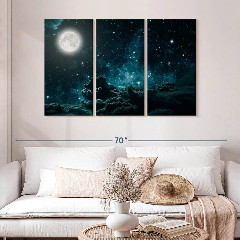 Oberle Galaxy Moonlight, 32" H x 50" W