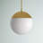 Yearby 1-Light Dimmable Globe Single Pendant-1456709019-1456709015-1456709010