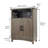 Kuwan Freestanding Two-Door Accent Floor Cabinet