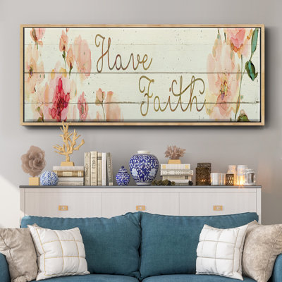 Have Faith- Framed Canvas