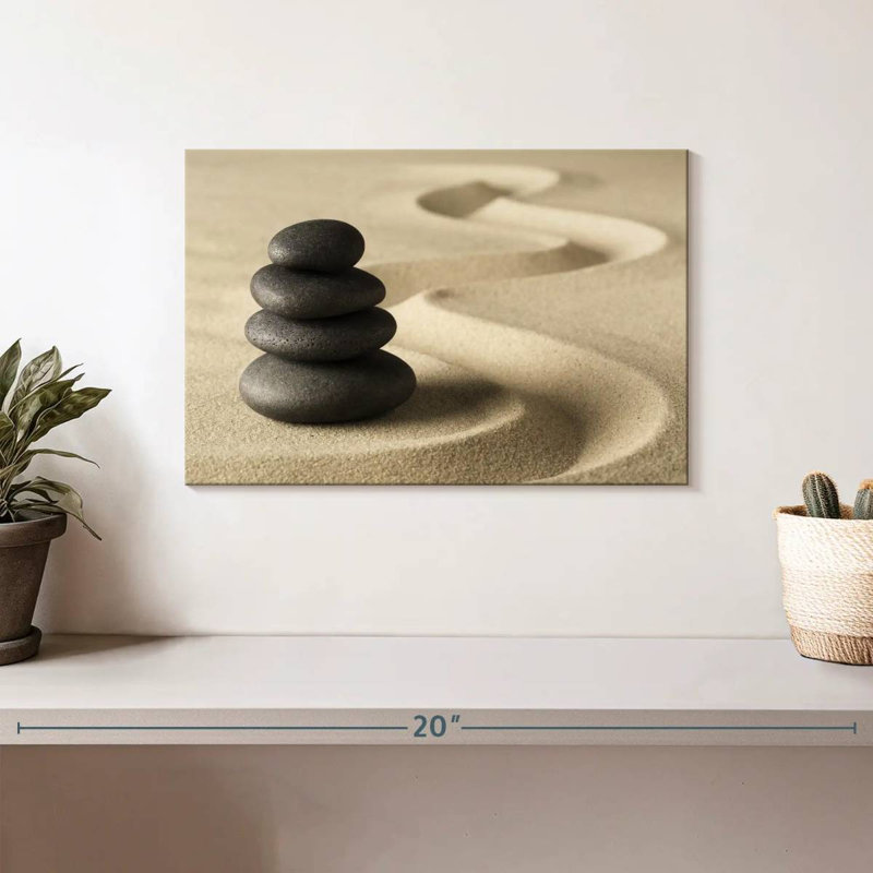 Kerrick Zen Meditation Stones, H 8 po x l 12 po