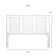 Beckham Open-Frame Headboard