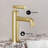 Avallon Single Hole, Single-Handle Sleek, Bathroom Faucet in Brushed Gold-60652757