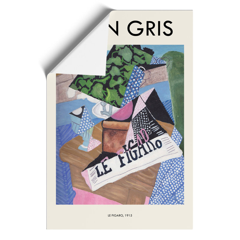 Le Figaro by Juan Gris - No Frame Print, 30cm H x 21cm W x 0.1cm D