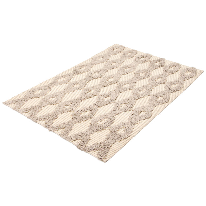 Tapis rectangulaire nouvel âge en laine 5 pi 2 po x 7 pi 9 po Demitrice