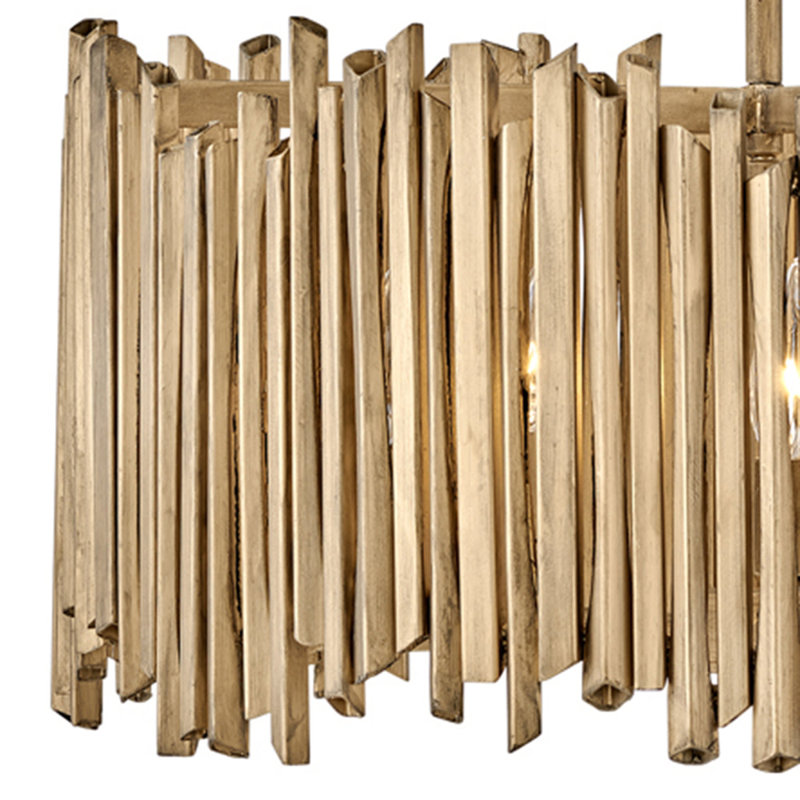 Roca 24" Five-Light Hand-Painted Modern Chandelier by Lisa McDennon