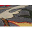 Tapis oriental gris animaux à motif animaux Ziegler 10 x 14
