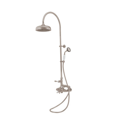 Système de douche thermostatique et douche à main Exposed (P1088) par Strom Living