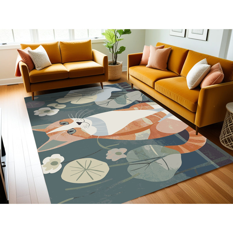 Tapis pour enfants East Urban Home, Rectangle 4pi x 6 pi