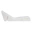 Canapé-lit pliable beige en velours Teddy