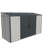 SideMate Pro 10 ft. W x 4 ft. D Vinyl Lean-To Storage Shed with Front Double Doors