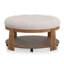 Repose-pieds de cocktail rond avec rangement 40,75 po Brenai-269024604