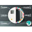 Huldar Glass Flat Wall Mirror
