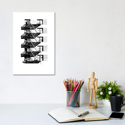 NYC In Pure B&W VIII by Jeff Pica - Wrapped Canvas Print