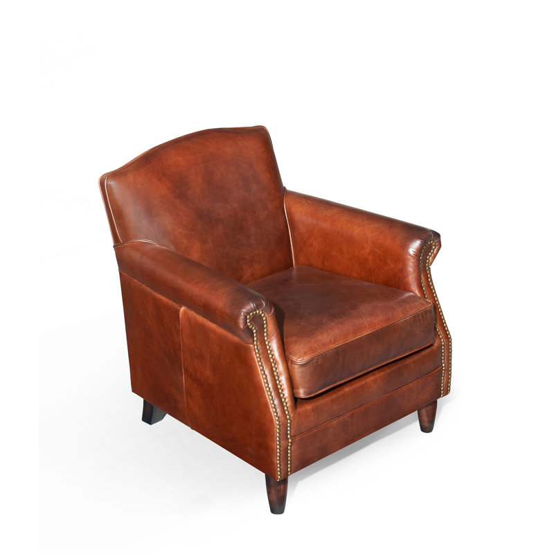 Bromwell Leather Club Chair