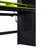 Full Size Loft Bed With Lighted Adjustable Desk, Open Wardrobe, And Bookcase-2070769114