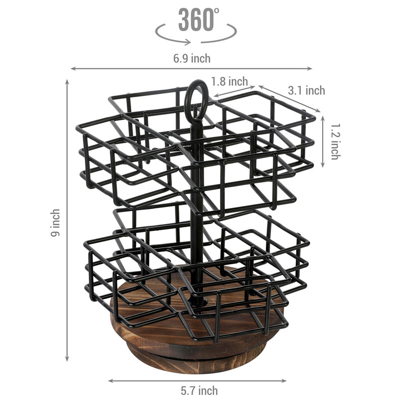Metal And Wood Tea Box