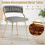 Atascadero 49cm H Tufted Velvet Upholstered Upholstered Back Side Chair-2110715935
