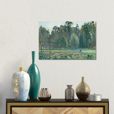 Le champ de choux, Pontoise, reproduction d'art sur toile tendue