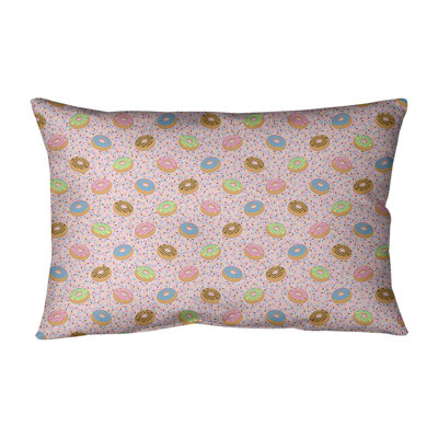 Donuts Rectangular Suede Pillow Cover & Insert