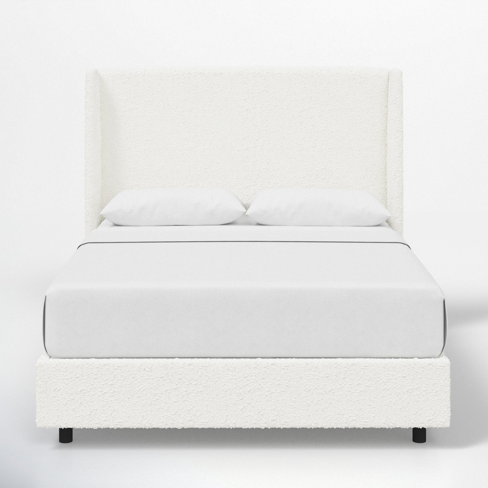 Tilly Upholstered Bed, California King, Classic Snow Boucle