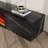 Modern Light Luxury Electric Fireplace TV Stand With LED Flame Effects-1948058111