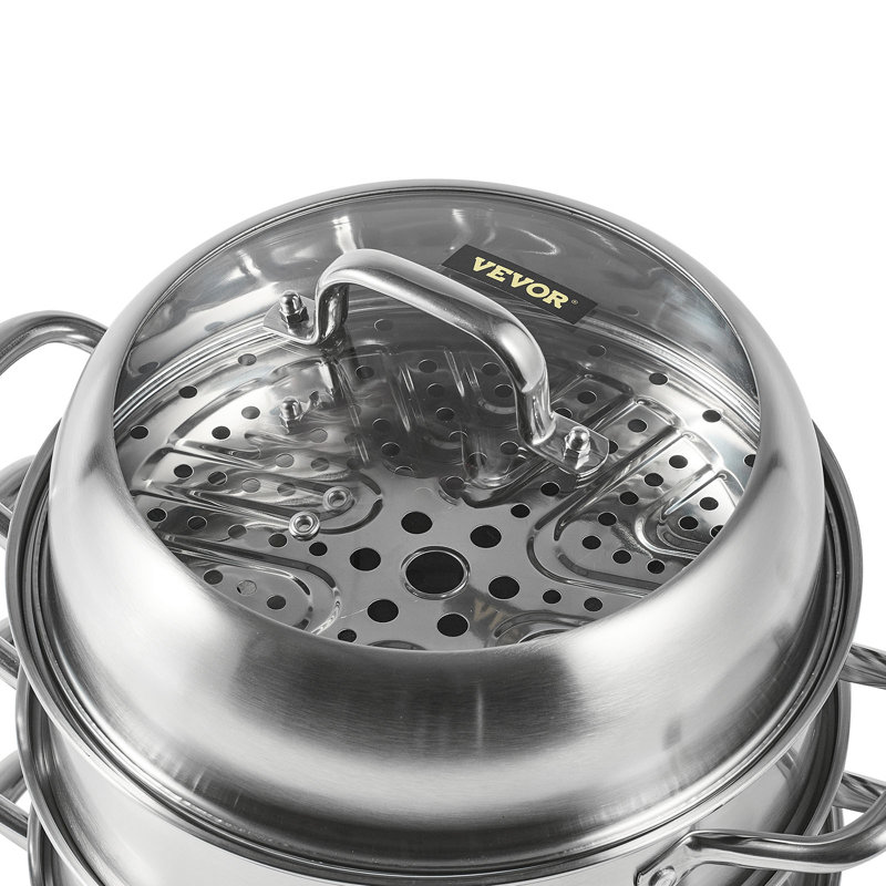 Panier à vapeur en acier inoxydable de 11 po de diamètre VEVOR