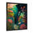 Impression noire sur toile encadrée sélectionné